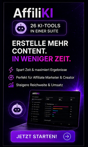 AffiliKI Werbebanner 360x600 Half Page