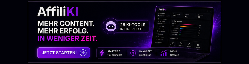 AffiliKI Werbebanner 970x250 Billboard